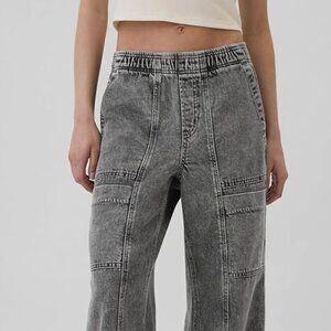 Gap Womens Wide Leg Pull on Utility Pant